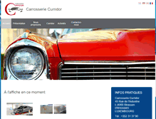 Tablet Screenshot of carrosserie.lu